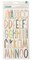 Wonder Thickers Alpha Stickers 5.5"X11" 2/Pkg-Trinket/Multi Chipboard